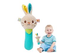 hand rattle - material plush fabric, lightweight grip design, sound function, comfortable shape | Ideal for supporting early sensory play and development ha