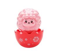Hand Rattle, Rattle Toys - Grab the Animal Rattle for Hand Development, Interactive Animal Shaped Hand Rattles, Soft Handle, Shaker, for the Day,
