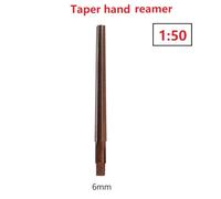 Hand Reamer 1:50 Conical Degree Taper Pin Shank for CNC Machine Tools, HSS Alloy Steel 3/4/5/6/8/10mm for Precision Milling Tool