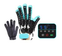 Hand Rehabilitation Robot Gloves, Stroke Rehabilitation Gloves,Functional Hand Stroke Recovery Equipment for Hand Dysfunction Patients, Self Training Finger(Left,Small)