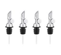 Hand Release Automatic Wine Bottles Pourer Leak Proof Structure Nonrust Steel Construction Suitable For Standard Necks Leak Proof Wine Pourer Nonrust Steel