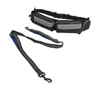 Hand Release Dog Leads With Comfortable Waist Straps Reflective Dog Jogging Leads For Outdoor Activity Hiking Camping Gear Pet Waist Bag Set