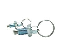 Hand-Retractable Spring Plunger,5pcs M8 Index with Lock up Pull Loaded Retractable Locking Pin,Index Sretractable Pins
