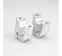 Hand Rising Clamp Motorcycle Handle Bar Riser Clamp Adapter For Benelli TRK502 TRK502X TRK 502 X Leoncino 500 TNT250 Handlebar Risers Mount Kit Handle Bar Riser(Silver)