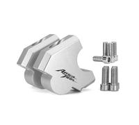 Hand Rising Clamp Motorcycle Handlebar Bars Clamp For Africa Twin CRF 1100 L CRF1100L Adventure 2020- Handle Bar Risers Mount Adapter Handle Bar Riser(Silver)