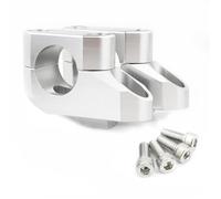 Hand Rising Clamp Motorcycle Handlebar Riser For VOGE 500R 500AC 650 DS/DSX 28mm 11/8" Handle Bar Risers Clamps Adapter,Handbar Rising Mount Kit Handle Bar Riser(Silver)