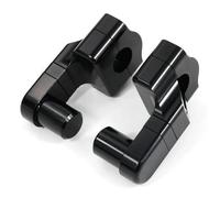 Hand Rising Clamp Motorcycle Handlebar Risers Clamp For KAWASAKI Er-6n For Ninja 650 Z750 Z1000 KLR650 KLX300 KX250 22mm Handle Mount Adapter CNC Aluminum Handle Bar Riser(Black)