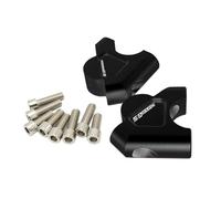 Hand Rising Clamp Motorcycle Handlebar Risers For BMW R1250GS Adventure R1200GS Rallye LC S1000XR Handle Bar Riser Clamp Mount Adapter Kit Handle Bar Riser(Black 7)