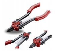 Hand Rivet Gun Heavy Duty Riveter 2.4 6.4mm Steel Aluminium Inox 330mm
