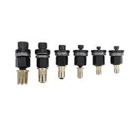 Hand Rivet Nut Tool Mandrels Professional Grade Multi Functional Rivet Nut Tool Set for Sheet Metal Pipe Connection Carbon Steel 6Pcs 10#24 to 3/816