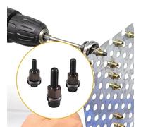 Hand Rivet Nut Tool Set, 3pcs Carbon Steel M6/M8/M10 Rivet Nut Heads for Manual Riveter, Replacement Accessory for Automotive and Industrial Use