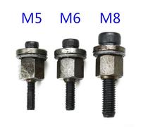 Hand Rivet Nut Tool Set for -M10 Metric Sizes - Steel Mandrel Replacement Tips for Manual Riveter, Includes for /M5/M6/M8/M10 Sing(M5-M6-M8)