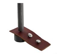Hand Rivet Setter 8mm Heavy Duty Leather Craft Tool(6mm) | 10mm domed head, cuts thick leather, energy-saving design, silver steel finish, craft essential