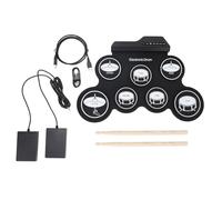 Hand Roll Electronic Drum Portable USB Electronic Drum Pad Foldable Silicone Hand Roll Electronic Drum Jazz Drum Set for Beginners