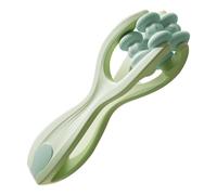 Hand Roller Massage Tool - 14X3.6X3.6CM 30G Silicone ABS Handheld Finger, Double Row Rolling Massager, Ultimate Stress Discomfort Relief | Portable Travel Bag Pocket Gym Workplace Calm