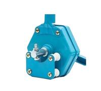 Hand-Rolling Device, Greenhouse Film Lifting Tool, Shade Net Agricultural Side Film Winding Roller Blind(Blu)