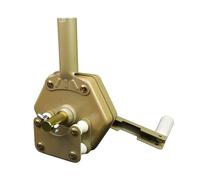 Hand-Rolling Device, Greenhouse Film Lifting Tool, Shade Net Agricultural Side Film Winding Roller Blind(Gold)