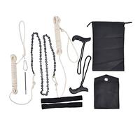 Hand Rope Chainsaw High Reach Tree Cutting Tool with 64 Sections 62 Teeth 48in for Outdoor Camping and Tree Pruning Made of Manganese Steel