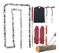 Hand Rope Saw, Folding High Reach Limb Cutter for Trees, Manganese Steel Cutting Tool,Perfect for Survival, Backpacking, Outdoor Camping, Tree Trimming, Hiking, Gardening Gear