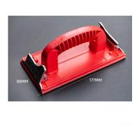 Hand Sander for Drywall and Wood Sanding, 180x85x30mm with Metal Clips, Ergonomic Lightweight Design, Plastic/Foam Grip for Comfortable Use(A)