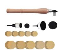 Hand Sander, Hand Sanders for Wood | Portable Sanding Discs, Bowl Sander, Polisher - Woodworking Tools, Sanding Tool with 2 Bearing Heads for the