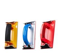 Hand Sander with Comfortable Grip and Metal Clips for Secure Sandpaper Hold, Plastic Foam Body for Lightweight Control, Durable Abrasive(B)