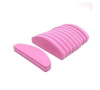Hand Sanding Block Sanding Sponges, 10Pcs Mini Sponge Nail Files Buffing Sanding Manicure Block Care Nails Art(Pink)