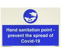 Hand sanitation point - prevent the spread of Covid-19
