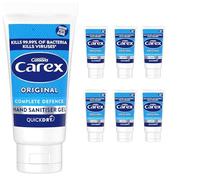 Hand Sanitiser Gel 50ml - Pack of 6 Travel Bottles | 70% Alcohol Antibacterial Hand Gel | Fast-Drying Pocket Hand Cleaner for Home, Work, Car, School & Travel - Bulk Pack of 6