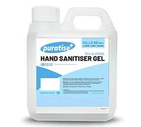 Hand Sanitiser Gel, 70% Alcohol Gel Hand Sanitiser Kills 99.99% of Germs & Bacteria - MADE IN THE UK Melbec Microbiology Approved BSEN 1276:2019 & BSEN1500:2013 (1L Pack of 1)
