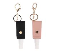 Hand Sanitizer Keychain 30ml Leakproof Hand Sanitizer Holder 2 PCS Hand Sanitiser Gel with Clip Refillable Hand Sanitizer with Clip Multipurpose Sanitizer Holder for Toiletry