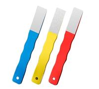 Hand Saw File Portable Sharpening Tool Metal Ergonomic Handle for Wood Carving Blade Honing Straightening Repair Maintenance Work