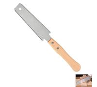 Hand Saw, Pull Saw Small for Wood, Wooden Handle Fine Tooth 11/17 TPI for Trimming, Pruning, Woodworking Tool, SK5 High Carbon Steel Blade, Ergonomic Handle, Ideal for Gardening and DIY Projects