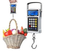 Hand Scale - Digital Portable Multifunctional - Tape Function Hook Crane Scale | for Luggage Home Market Farm Fishing Travel Hunting Outdoor Men Women Fishermen