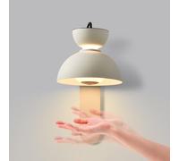 Hand Scan Sensor Wall Sconce Dimming Bedside Wall Lamp Creative Modern Home Decor Lighting Fixture Globe Acrylic Shade, 7W Nordic Paint Iron Sconces for Kids Room Bedroom