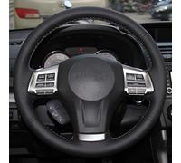 Hand Sewing Car Steering Wheel Cover Protector Braid On The Whee For Jeep For Wrangler 2018 2019 2020 2021(White Thread)