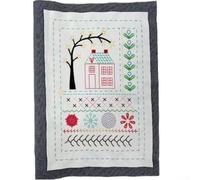 Hand Sewing Embroidery Kit with 86 Tools and Practice for Beginners to Explore Various Stitch Patterns Anywhere