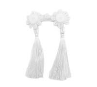 Hand Sewing Flower Button Fasteners Chinese Knot Closure Cheongsam Frog Buttons Tassels Hook Buckle Tang Suit Decoration Garment Accessory