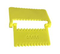 Hand Sewing Gauge, Quilting Edge Template Tool, 3.3x5.9x1cm, Magnetic Seam Guide, Perforated Seam Gauge, Straight Line Hems Measuring Guide For Quilting Crafts