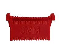 Hand Sewing Gauge, Quilting Edge Template Tool, 3.3x5.9x1cm, Magnetic Seam Guide, Perforated Seam Gauge, Straight Line Hems Measuring Guide For Quilting Crafts