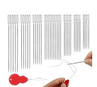 Hand Sewing Needles Set - 40 Pieces Sewing Tool with Threader | Threading Needles for Quilting, Weaving, Crochet, Crafts, Home Studio, DIY Project Repairs and Upholstery Projects