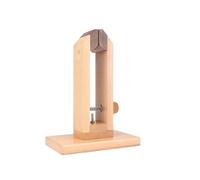 Hand Sewing Wooden Clip Leather Stitching Pony Hand Horse Table Desktop DIY Sewing Clamp Craft Working Tools Walnut Wood(Leather Wood Clip S)