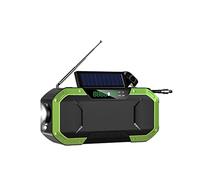 Hand-shaking electric radio Hand Crank FM Radio 5000mAh Power Charger Light Speakers compatible