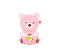 Hand Sharpener, 1pc Safe Pencil Sharpener Cute Bear Design Desktop Hand Crank Sharpener for Kids, Teacher, Office,School(Pink)