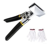 Hand Sheet Metal Seamer 21cm Steel Bending Tool(Straight handle)