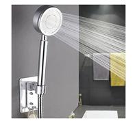 Hand Shower Boost Pressure, Aluminium Shower Head with Adjustable Bracket for Low Water Pressure Universal Replacement
