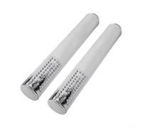 Hand Shower for Bathroom Round Shower Head with Anti-Limescale Silicone Nozzles Water Saving Chrome-Plated ABS Body Bathroom Handheld Shower Head 218mm(2PCS)