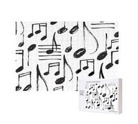 Hand Sketch Musical Notes,300 Pieces Wooden Jigsaw Family Game Jigsaw Puzzles for Adults Teens Home Decor