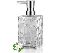Hand Soap Dispenser, Clear Acrylic Plastic Liquid Pump Bottles Refillable Lotion Dispenser for Bathroom Decor Kitchen College Dorm