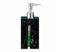 Hand Soap Dispenser Sets,Resin Liquid Soap Dispenser for Bathroom Counter-top,Bathroom Lotion Dispensers-16.9 oz(Nero)